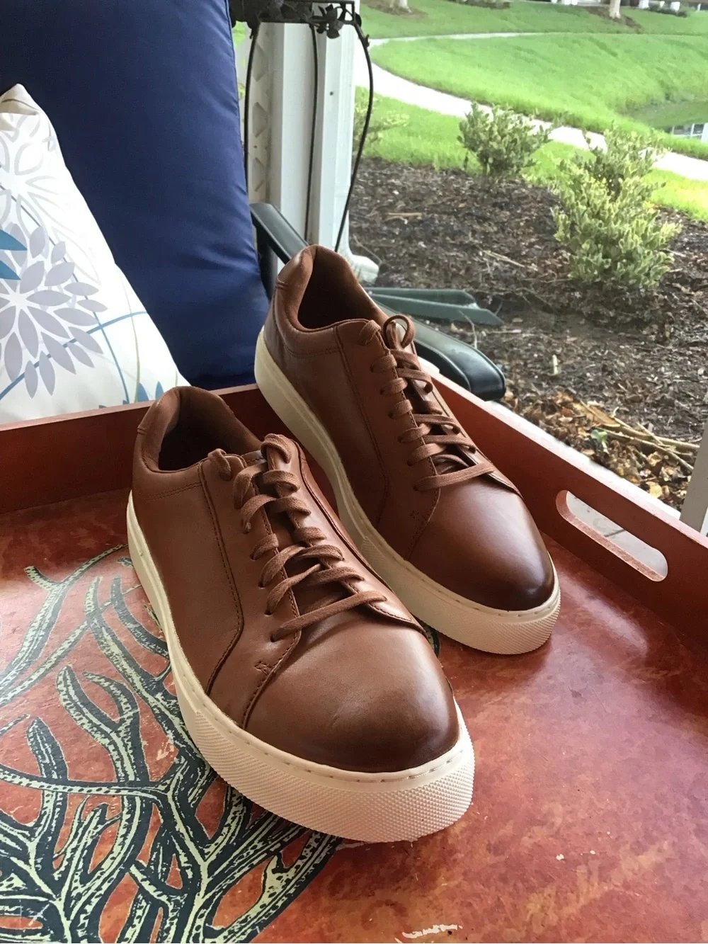 Cole Haan Grand Series Leather Low-Top Sneakers NWOT